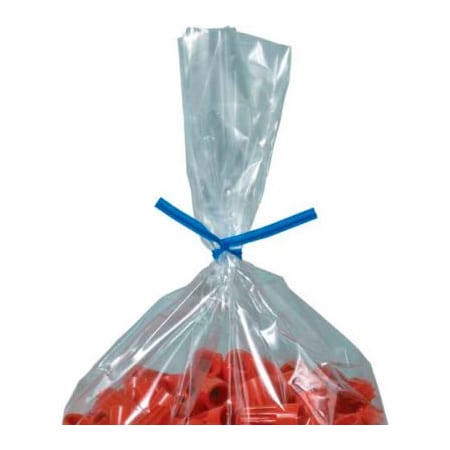 Box Packaging Plastic Twist Ties, 9"L x 5/32"W, Blue, 2000/Pack PLT9B